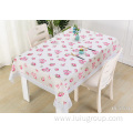 PEVA Tablecloth with Lace Edge